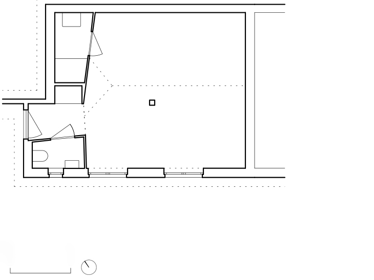 Rénovation d’une villa mitoyenne et aménagement d’un studio dans l’annexe existante, Genève.
Maître de l’ouvrage : privé.