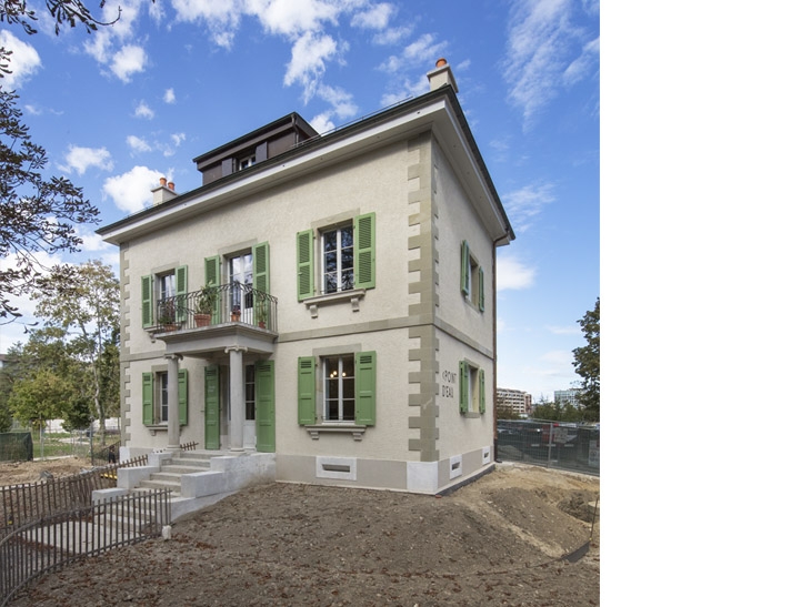 Transformation et réaffectation de la villa Vermont en centre de soins pour personnes démunies, Genève.
Maître de l’ouvrage: Ville de Genève.
Collaborateur: Fabian Wieland.